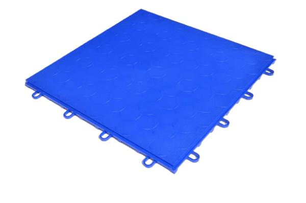 Dynotile Interlocking Garage Floor Tiles Artic_blue_tile_1