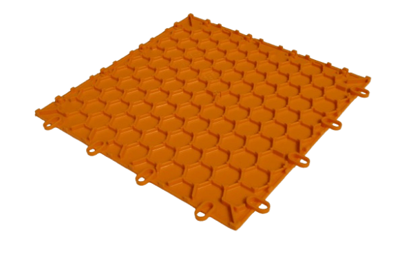 Dynotile Interlocking Garage Floor Tiles mandarin orange inv