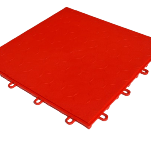 Dynotile Interlocking Garage Floor Tiles matador red 1
