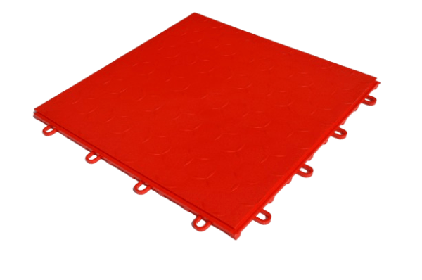 Dynotile Interlocking Garage Floor Tiles matador red 1