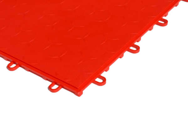 Dynotile Interlocking Garage Floor Tiles matador red 2