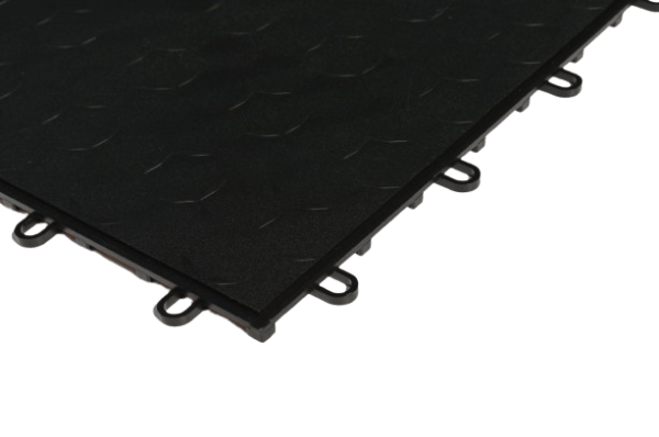 Dynotile Interlocking Garage Floor Tiles obsidian black 2