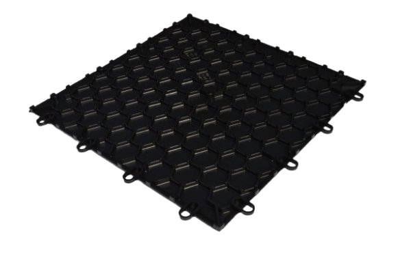 Dynotile Interlocking Garage Floor Tiles obsidian black inv