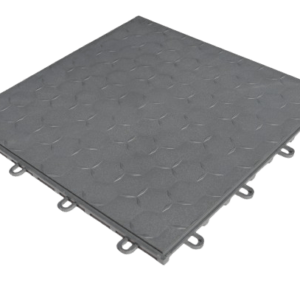 Dynotile Interlocking Garage Floor Tiles platinum grey 1