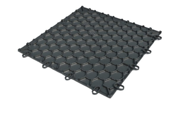 Dynotile Interlocking Garage Floor Tiles platinum grey inv