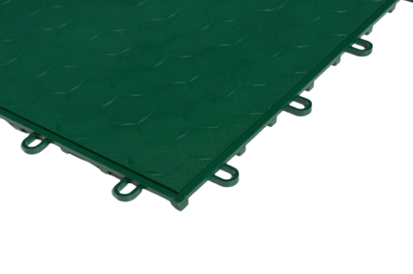 Dynotile Interlocking Garage Floor Tiles racing green 2