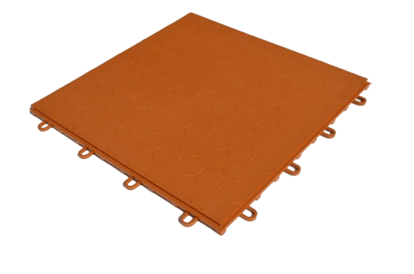 Dynotile Interlocking Garage Floor Tiles toffee brown 1