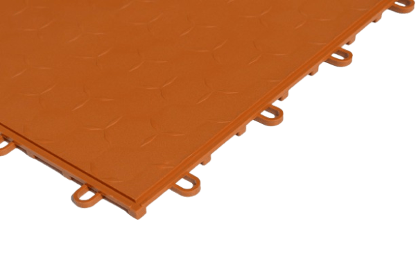 Dynotile Interlocking Garage Floor Tiles toffee brown 2