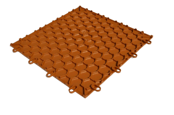Dynotile Interlocking Garage Floor Tiles toffee brown inv