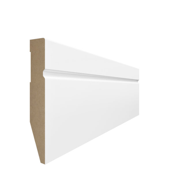 Dynotile 301 MDF Evera Skirting White